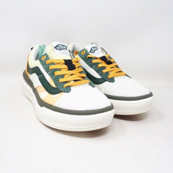Vans Old Skool Overt CC Stacked Platform Shoe Sneaker Lux White Yellow Womens US - Picture 4 of 11